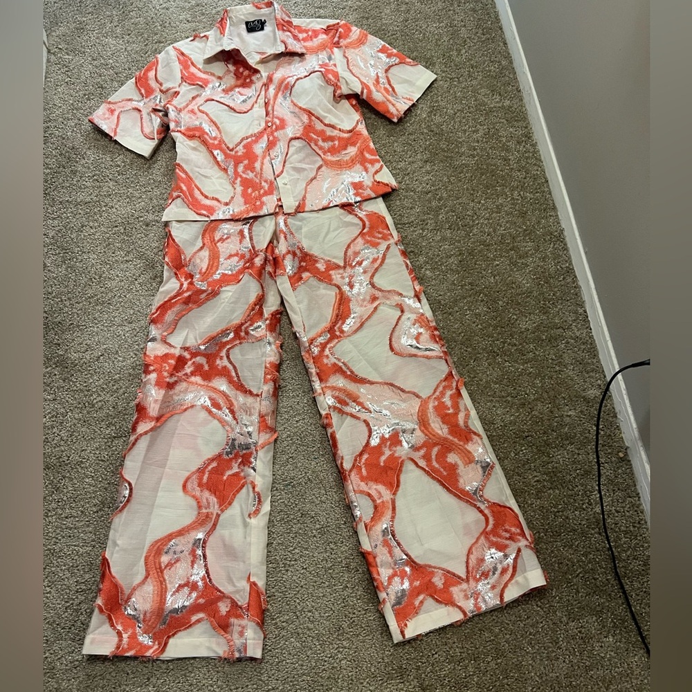 Arianne Elmy vacation flow pants $230 small - Picture 8 of 16